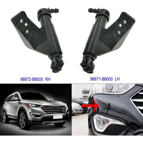 Headlight Headlamp Washer Nozzle Jet Cleaning Pump For Hyundai Santa Fe 2013 2014 2015 2016