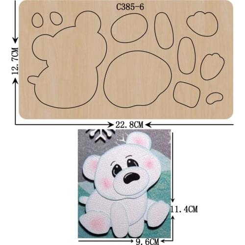 New Wooden die Scrapbooking C385-6 Cutting Dies