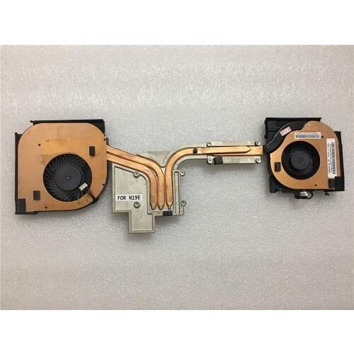 New Original laptop Lenovo Thinkpad P53 CPU Cooling Fan Heatsink Assembly Radiator Cooler Thermal for N19E 02DM014 02DM015