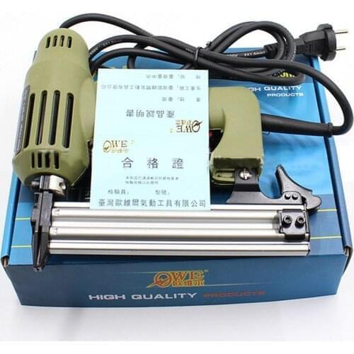 Single-use/Double-use Nail Stapler Gun Framing Tacker Electric Stapler Straight Nails Gun 220-250V 1750W Power Woodworking Tools
