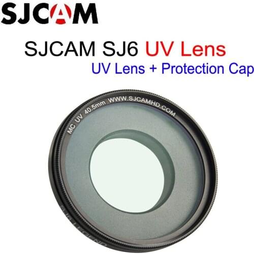 Original SJCAM SJ6 Legend MC UV Lens 40.5mm with Protection Cap-Anti Scratch Lens UV Filter Lens+Cap For SJCAM SJ6 Legend Camera