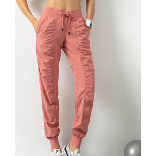 SALSPOR Yoga Pants Women Quick Dry Drawstring Running Sport Sweatpants Athletic Gym Fitness Pants Trousers with Pockets