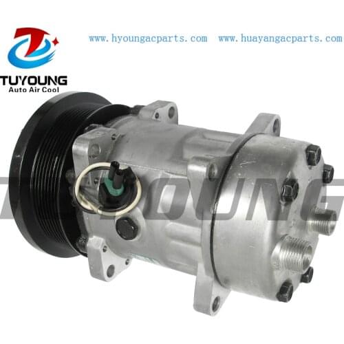 SD7H15 automotive air conditioning compressor for Ford New Holland Freightliner Sanden 4637 ABPN83304552