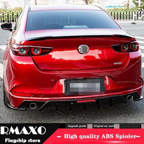 For Mazda 3 Axela Spoiler 2020-2021 Mazda3 Axela yck Spoiler ABS plastic Material Car Rear Wing Color Rear Spoiler