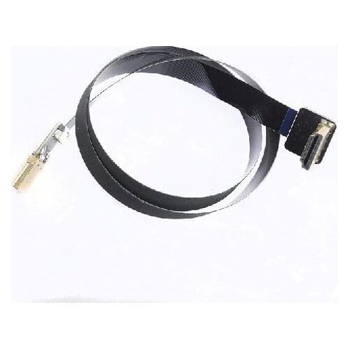 Super Soft Shielded HDMI to 90 Degree HDMI Convert Cable - Black, 50CM