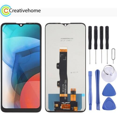 High Quality LCD Screen and Digitizer Full Assembly with / without Frame For Motorola Moto E7