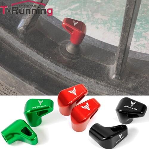 Mt09 CNC Tire Valve Stem Caps Airtight Covers For YAMAHA MT07 MT09 MT03 MT25 MT10 MT01 2010-2020 2021 motor bike accessories