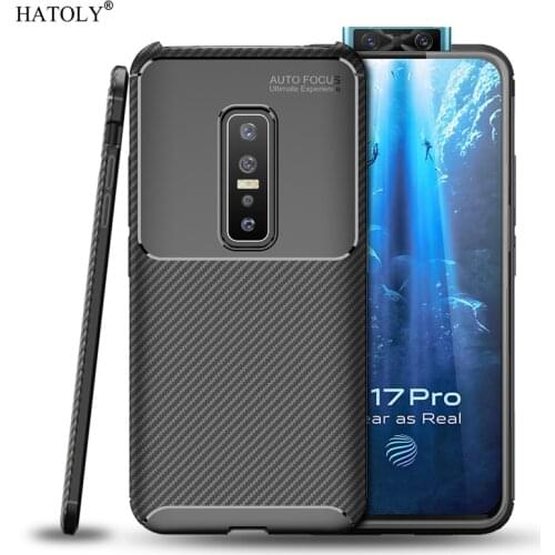 For vivo V17 Pro Case Cover Soft Silicone Anti-knock Bumper Matte Back Cover For vivo V17 Pro Protective Case For vivo V17 Pro