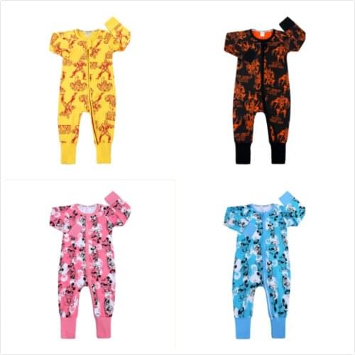 Newborn Cartoon Mickey Minnie Print Baby Boy Clothing Baby Romper Girl Roupas Bebes Infant Jumpsuit Bebe Cotton Toddler Rompers