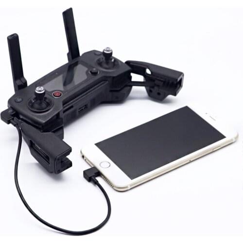 Type-c/Lightning OTG Cable for IPhone Micro USB Cable Cord Adapte for DJI Spark/Mavic 2 Pro/Zoom / Air/Pro / Platinum Controller