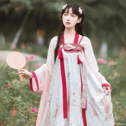 Chinese style Lolita improved Chinese elements printing embroidery vintage palace Girl Dress Sweet Cute kawaii Victoria op