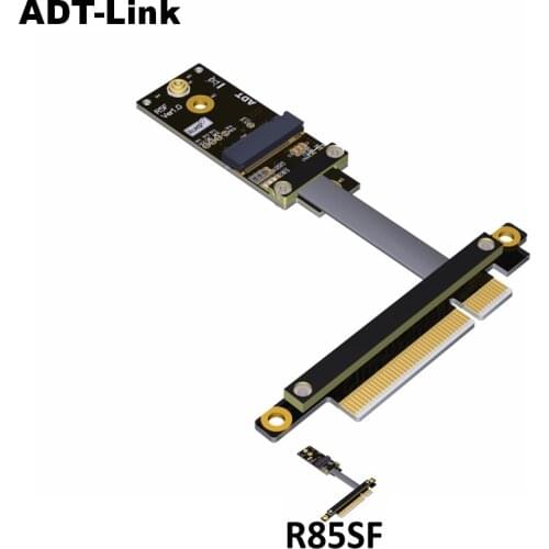 M.2 A.E. key WiFi pci-express x8 Extension cord Cable M2 A/E Key to x8 pcie 5cm - 100cm Extender