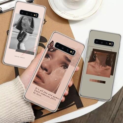 Fashion Lock Screen Aesthetic Art Silicon Phone Case For Samsung Galaxy A51 A71 A70 A50 A40 A30 A20E A10S A01 A21 A6 A7 A8 A9 Pl