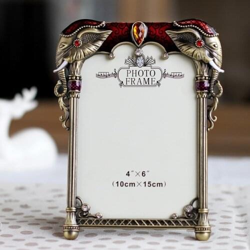 NooLim 4x6 inch High quality European classical metal photo frame vintage picture frames