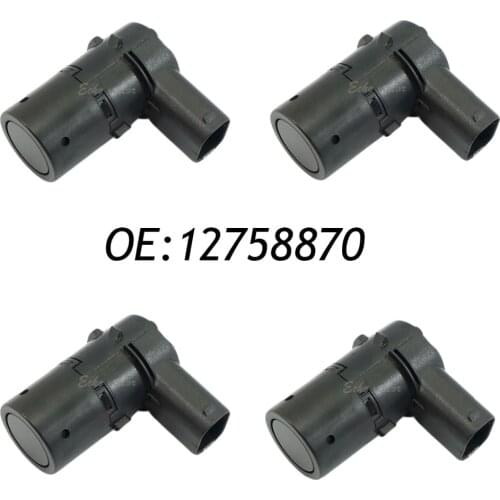 New 4pcs 12758870 PDC Parking Sensor Bumper Backup Assist Radar Fits 2006-2009 For Saab 9-5