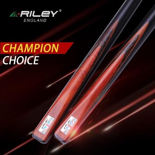New Arrival RILEY RWEST301 One Piece Snooker Cue Stick with Extension with Excellent Case 9.8mm 9.5mm Deer Tip Ashwood Snooker