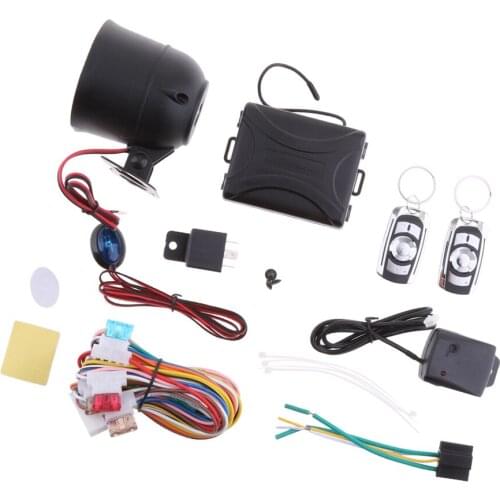 1-Way Car Vehicle Burglar Alarm Protection Keyless Security System 2 Remote Central Locking Optional Without Keys