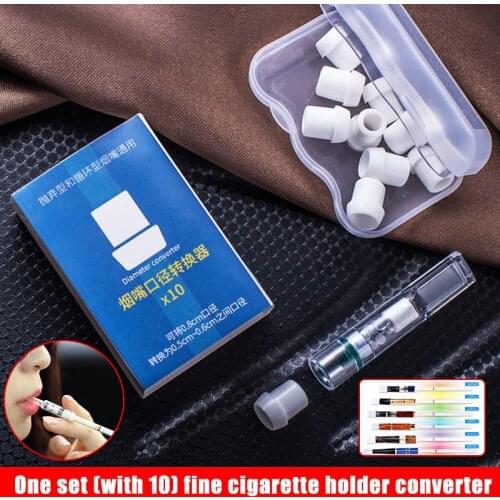 1 Set Disposable Tobacco Cigarettes Filter Thin Holder Dustproof Tube Mouthpiece gadgets for Men Woman Smoking Accessories