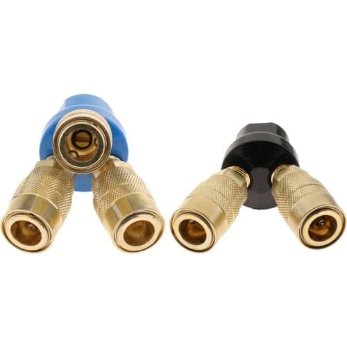 3 Way Air Hose Manifold Quick Coupler Connector Splitter - Easy To Install