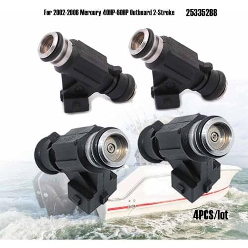 4PCS Auto tools Original Fuel Injector Nozzle 25335288 For 2002-2006 American Car Outboard 2-Stroke