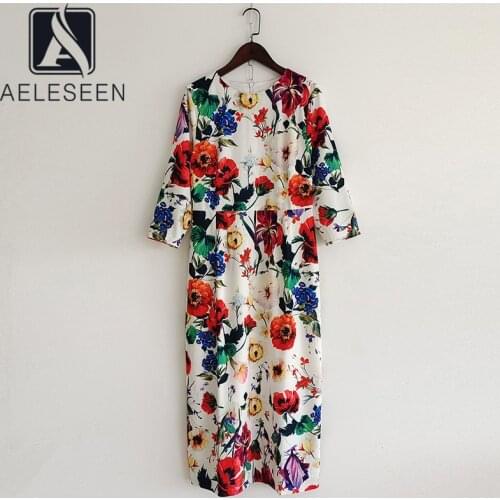 Летние платья с разрезом AELESEEN China At AliExpress