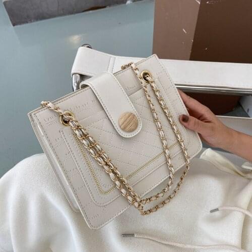 Brand Designer Womens Tote Bags 2020 Autumn Winter New Lady Shoulder Bag High Quality PU Handbags Large Capacity Shopper Bag