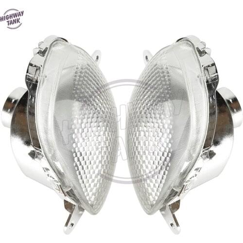 Motorcycle Clear Front Turn Signal Indicatior Lens Moto Turn Lighting Cover case for Suzuki Hayabusa GSXR1300 1999-2007