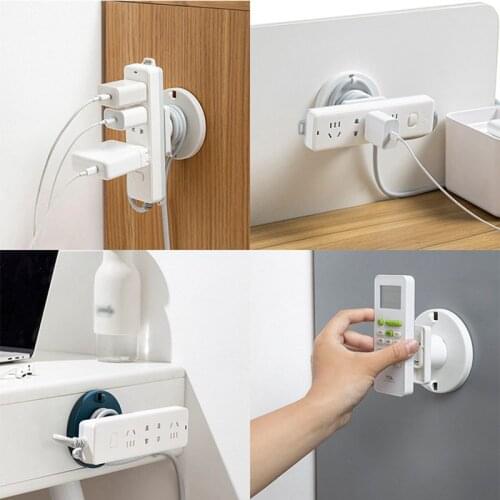 Press-free Hole Rotary Socket Holder Wall Paste Router Plug-in Storage Frame Insert Fixed Frame Winder Plug-in Board Home