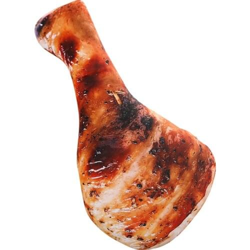 Dropshipping Simulation Food Real life Style Chicken Leg Toy Chick Wing Drumstick Fried Rice Noodle Pillow Cushion Birthday Gift