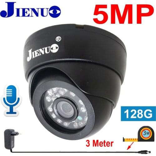 5MP WiFi Security Camera Wireless Surveillance Camera Audio IR Night Vision Motion Detection indoor Dome IP Camera Audio JIENUO