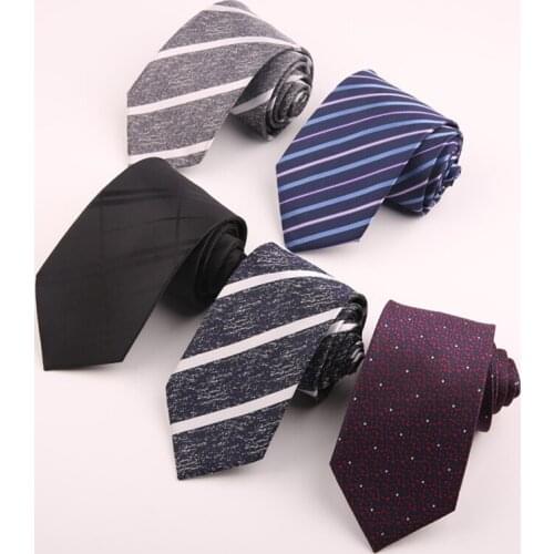 Classic Wedding Party Neck Ties For Men Necktie Jacquard Woven Mens Stripe Floral Fashion Tie Corbatas Para Hombre 8cm Neckties