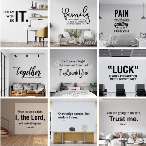 Creative Sentence Art Sticker Waterproof Wall Stickers For Kids Room Living Room Home Decor Wall Decoration Murals