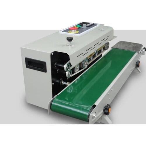 Continuous Auto Film Sealing Machine PVC Membrane Plastic Bag Film Sealer Horizontal Heat Temperature Control FR-770
