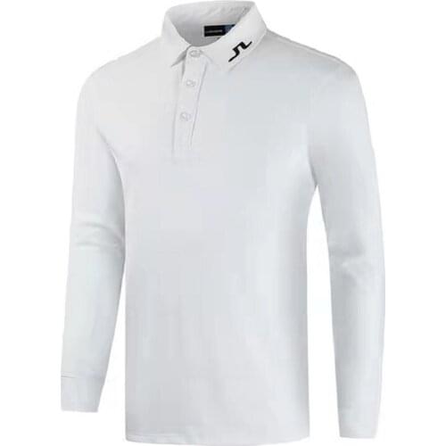 2021 new golf apparel mens golf long-sleeved breathable and quick-drying fashion t-shirt