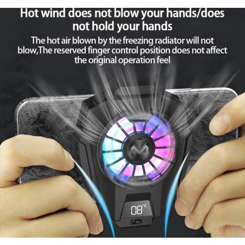 New DL05 Mini Mobile Phone Cooling Fan Radiator Turbo Hurricane USB Game Cooler Cell Phone Heat Sink For IPhone/Samsung/Xiaomi