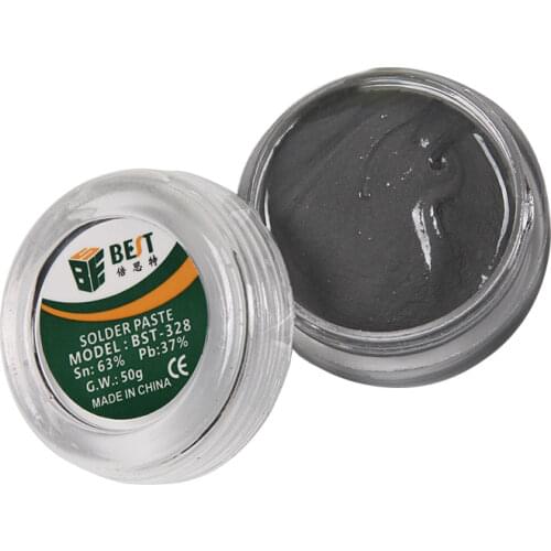 Solder Paste BST-328 50g Strong Lead-containing Silver Soldering Flux PCB BGA SMD Mobile Phones repair Solder Paste Welding flux