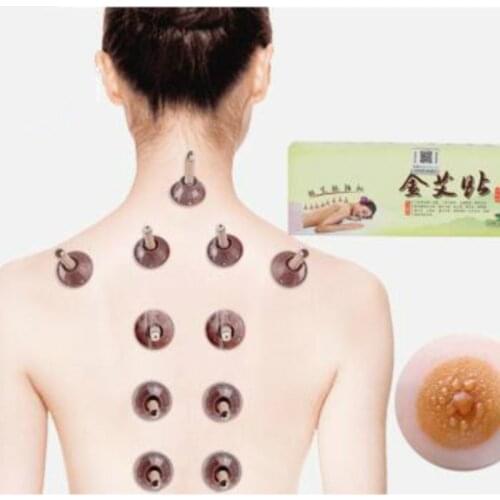 TCM Moxa Acupuncture Candle Stick Moxibustion Tube Meridians Wormwood Micro-smoke Body Massage relaxant patch health & beauty