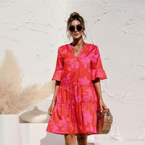 Расклешенные летние платья WTBERGER China At AliExpress