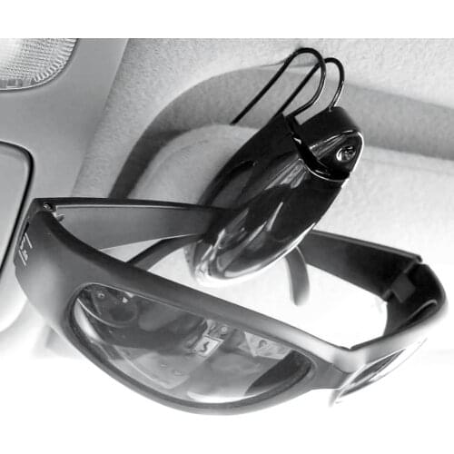 Universal Car Auto Sun Visor Glasses Mount Box Sunglasses Clip Card Ticket Holder Fastener Pen Case Eyeglasses Accessory 1pc