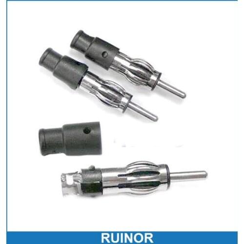 10pcs Male Radio Antenna Plug Banana Plug Adapter Connectors Welding DIY