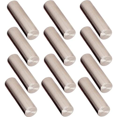 12x Electric Bass Humbucker Pickup Polepiece Slug Pole Magnet Slug Rods 18mm