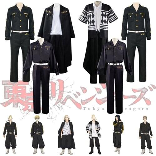 2021 Tokyo Avenger Anime Cosplay Costume Japanese Kimono Haori Yukata Women/Men Fashion Haori Clothes