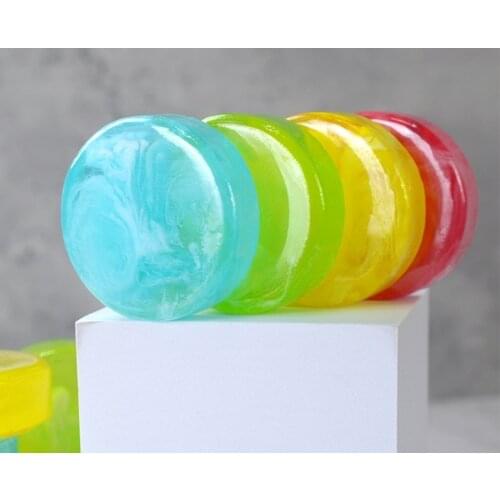 24k Gold Leaf Lemon Essential Oil Soap Rose Tea Tree Sea Salt Handmade Bath Gold Colorful Face Body Care Tools