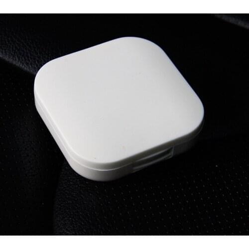 5pcs 70*68*17MM Classic element face square pure color contact lenses glasses box DIY material 092688