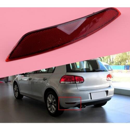 5KD945105A Plastic Car Left Rear Bumper Corner Reflector Light Lamp Fit for VW Golf 6 MK6 2009 2010 2011 2012 2013