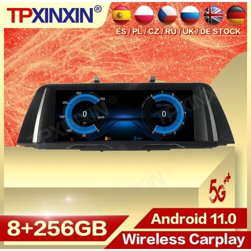 8+256GB Multimedia Android 11 Player Auto Car Radio Stereo For BMW 5 Series F10 F11 2009 2010 2011 2012 2013 2014-2016 Head Unit