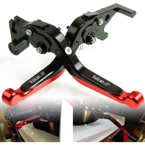 For Kawasaki VULCAN/S 650 cc 650cc VULCAN650 2015-2018 2016 2017 Motorcycle CNC Aluminum Adjustable Folding Brake Clutch Levers
