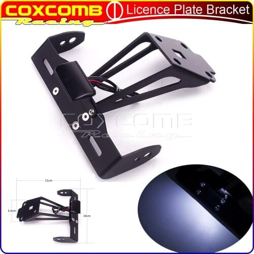 For SUZUKI GSX-S 750 2017-2020 1000 1000F 2015-2020 Motorcycle CNC Registration License Plate Holder Tail Tidy Fender Eliminator