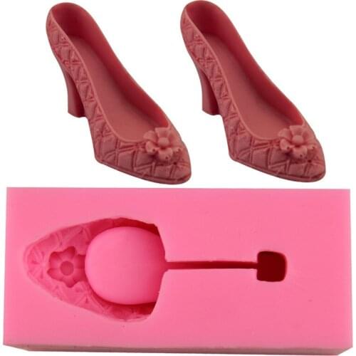 Baking tools high heels silicone cake mold turning sugar cake tools chocolate mold silicone cake baking mold