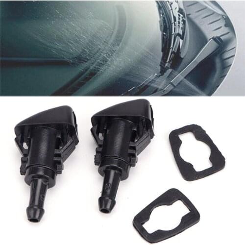 2Pcs Car Spray Windshield Wiper Jet Washer Nozzle For Chrysler 300C Jeep Dodge